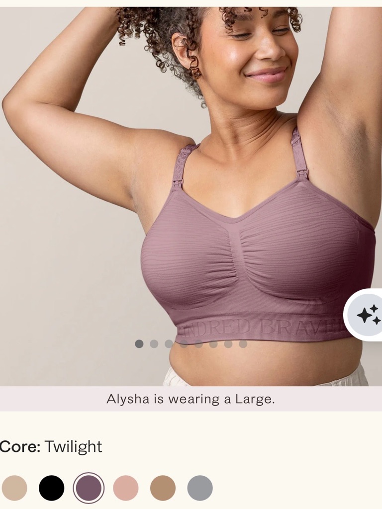 Kindred Bravely Sublime Hands-Free Pumping And Nursing Bra - Twilight